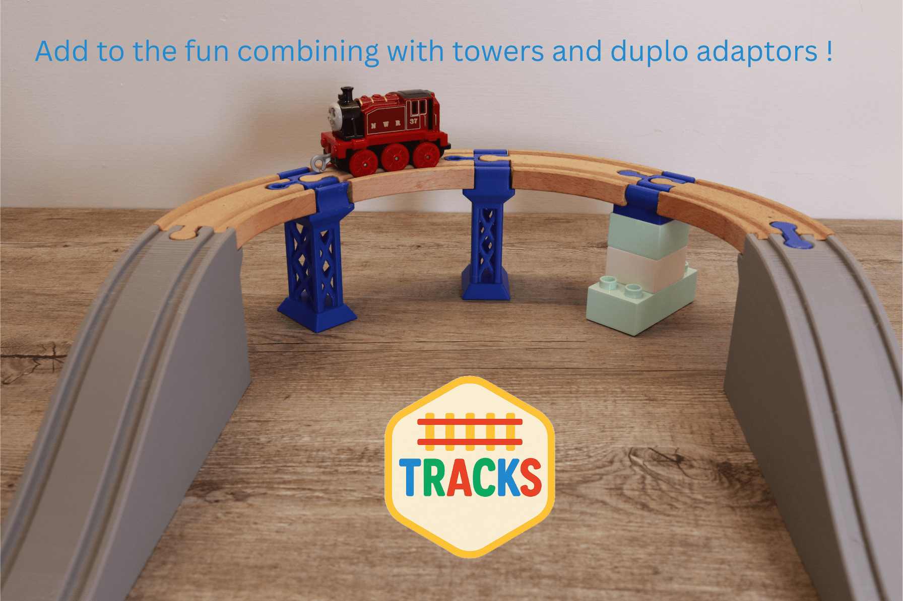 Bridge Set for Wooden Track